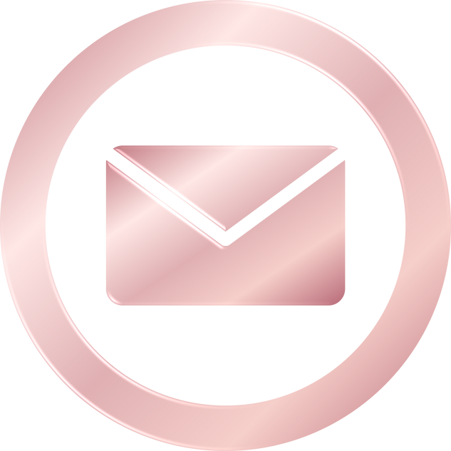 Rose Gold Email Icon